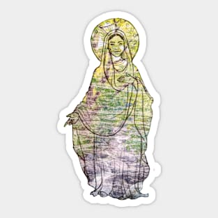 Mother Mary Sticker Sticker